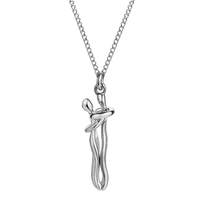 Silver Hug Necklace Darcozza