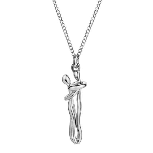 Silver Hug Necklace Darcozza