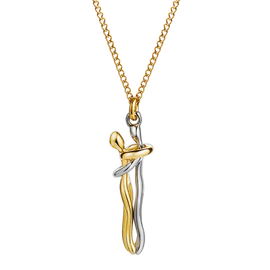 Gold Hug Necklace Darcozza