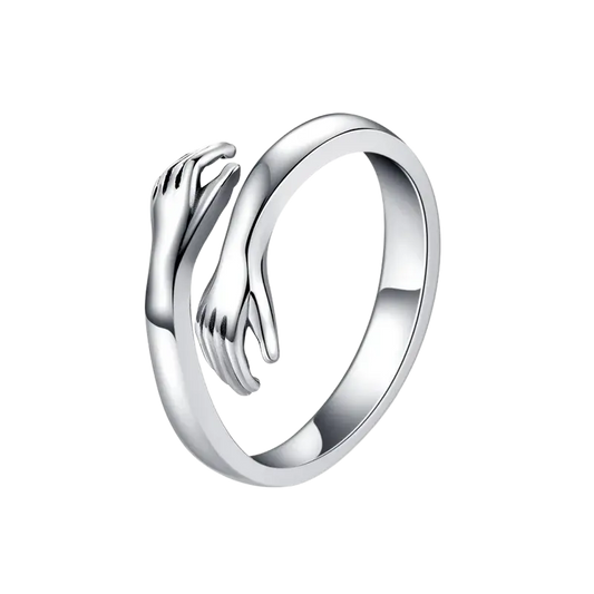 Silver Hug Ring Darcozza