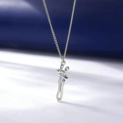 Silver Hug Necklace Darcozza